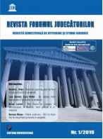 Asociatia Forumul Judecătorilor din Romania - 10 ani, 24 septembrie 2017